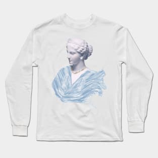 greek goddess statue aesthetic Long Sleeve T-Shirt